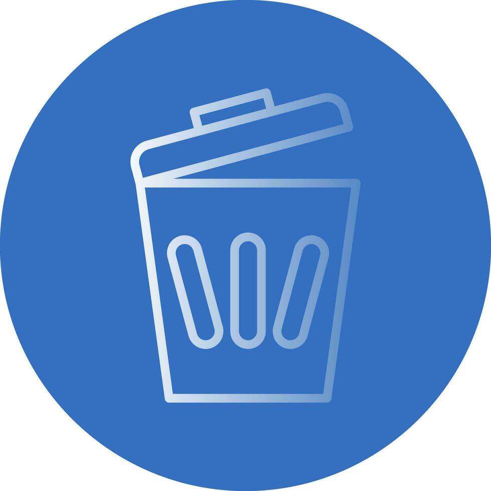 Trash can Vector Icon Design