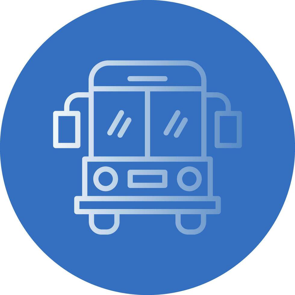 School bus Vector Icon Design