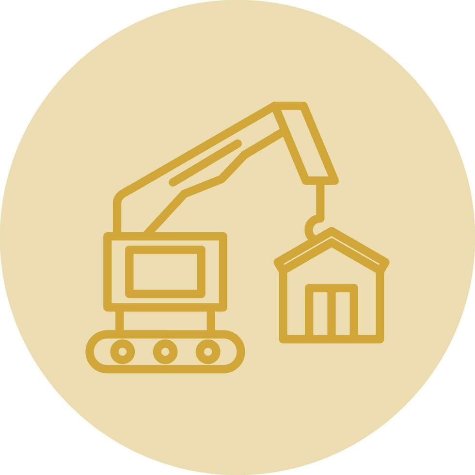 Construction site Vector Icon Design