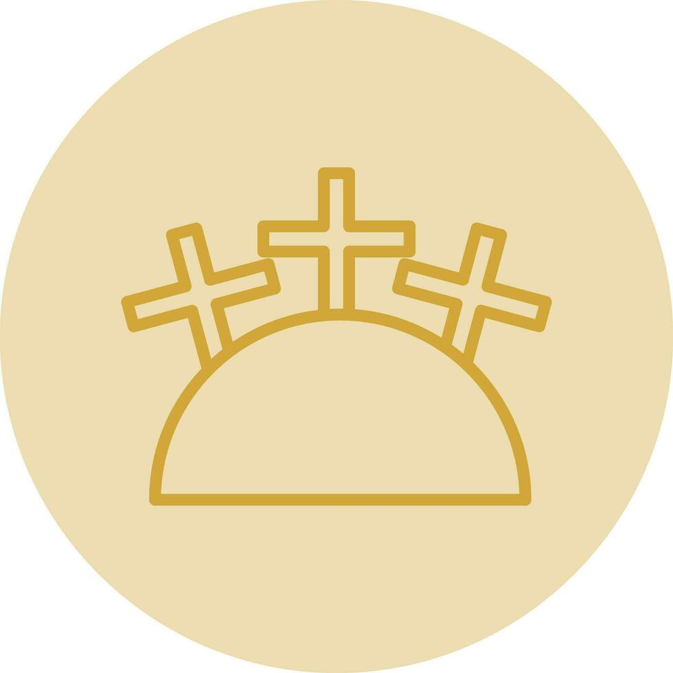 Cemetery Vector Icon Design