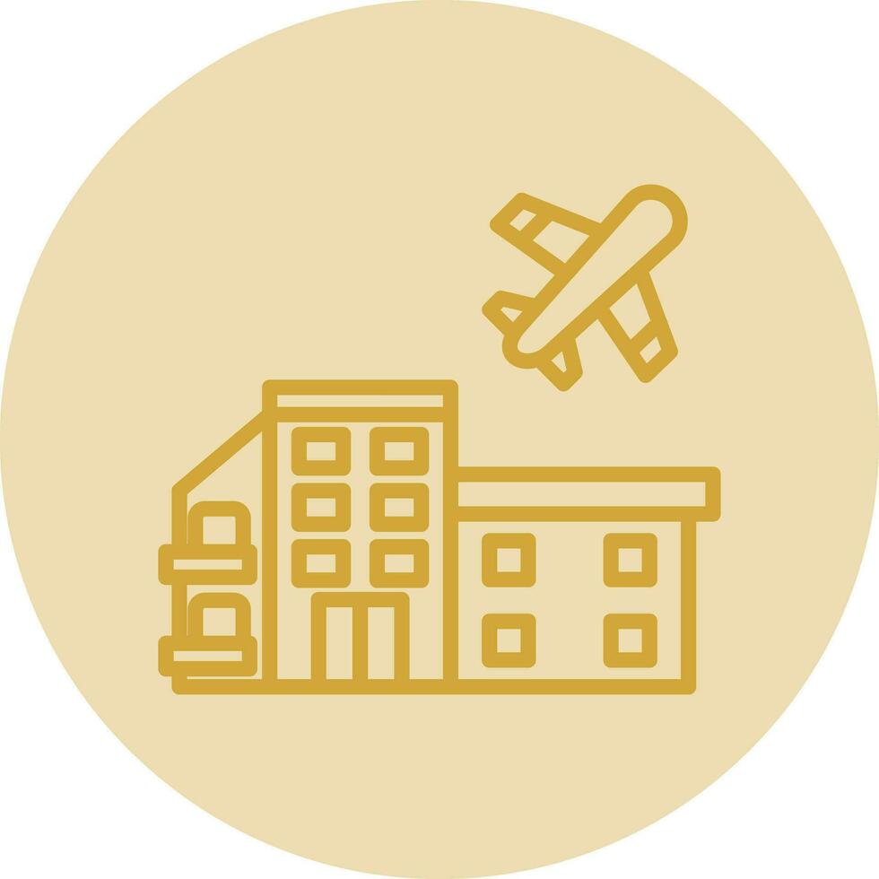 diseño de icono de vector de aeropuerto