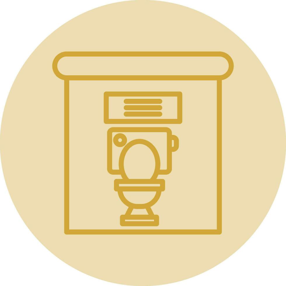 Restroom Vector Icon Design