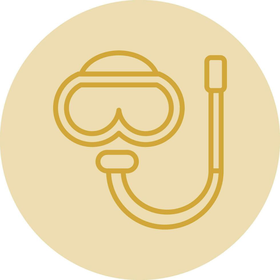 Snorkling Vector Icon Design