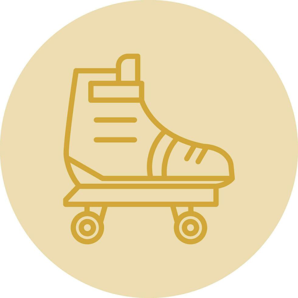 Roller skate Vector Icon Design