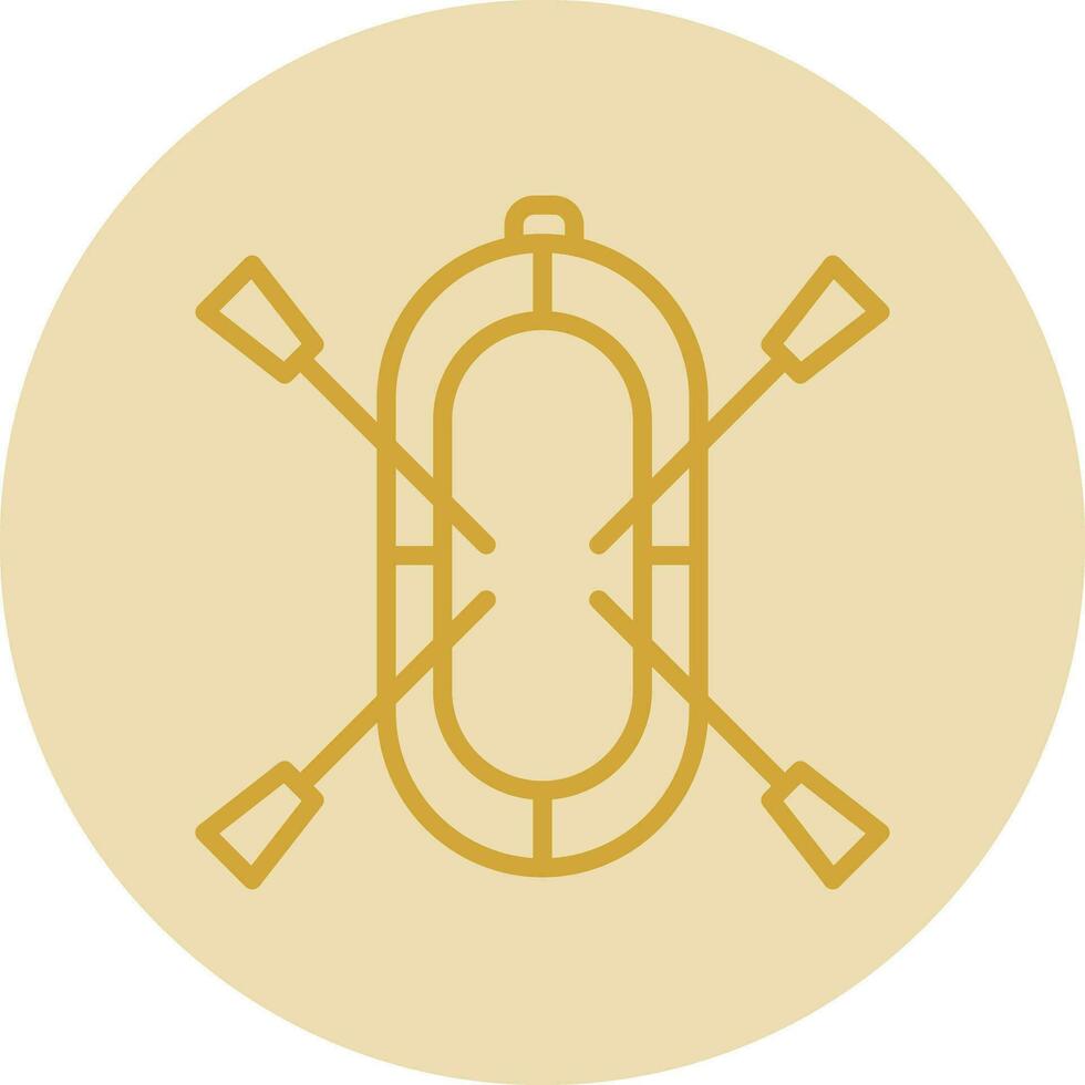 diseño de icono de vector de rafting