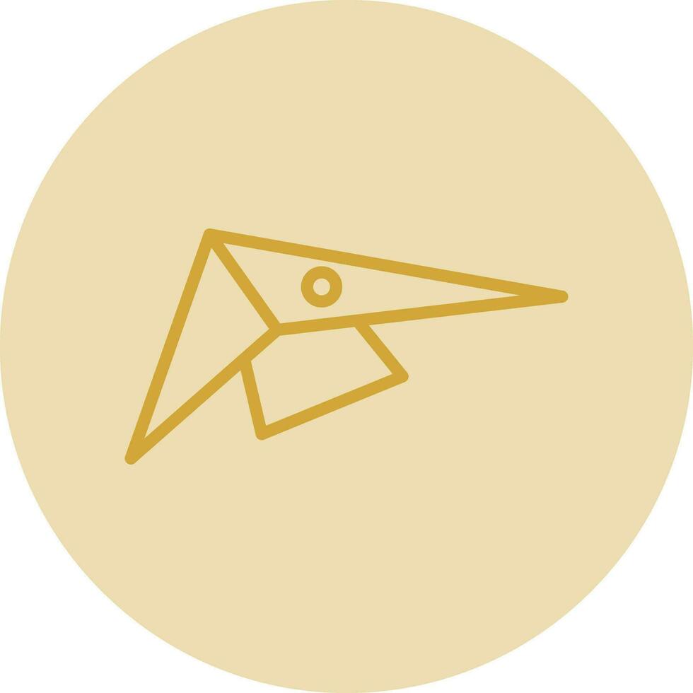 Hang gliding Vector Icon Design