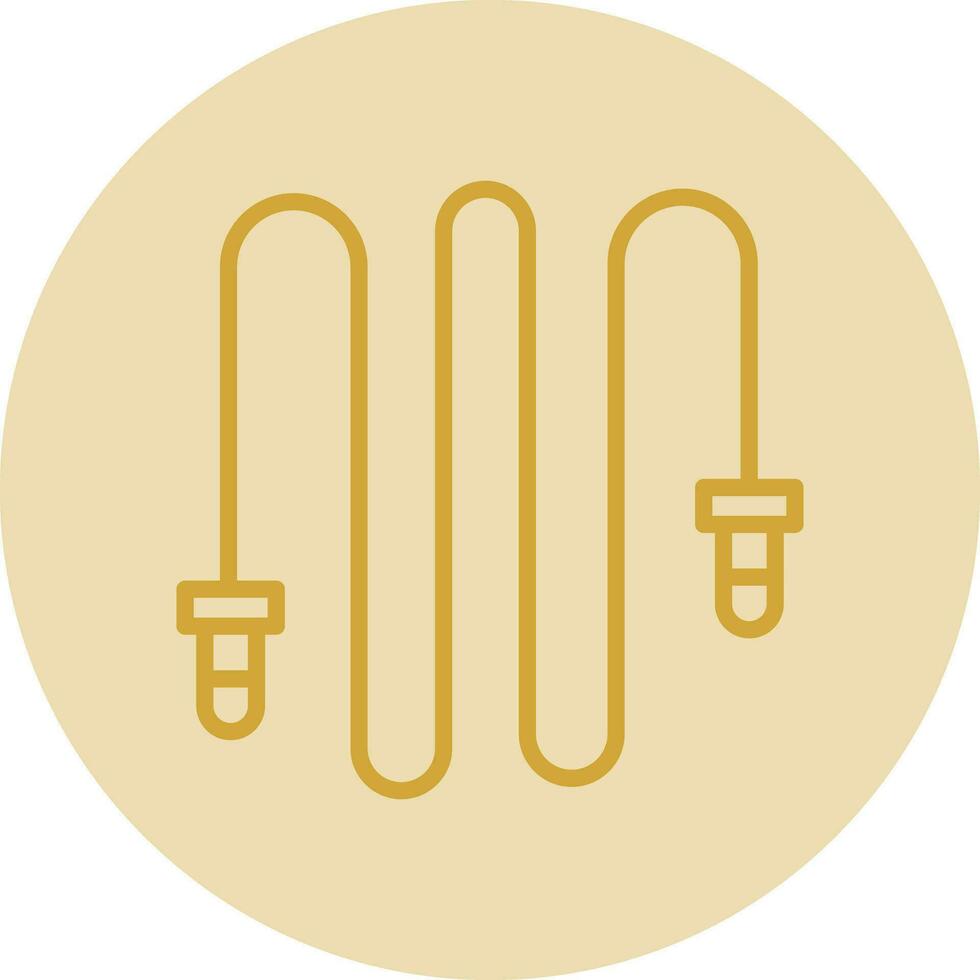 Jumping rope Vector Icon Design