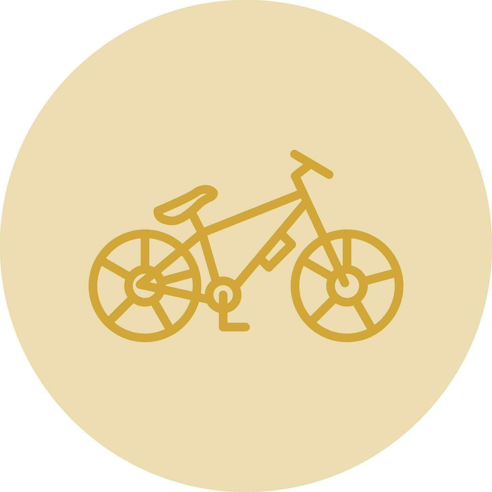 diseño de icono de vector de bicicleta de montaña