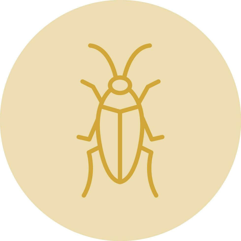 Cockroach Vector Icon Design