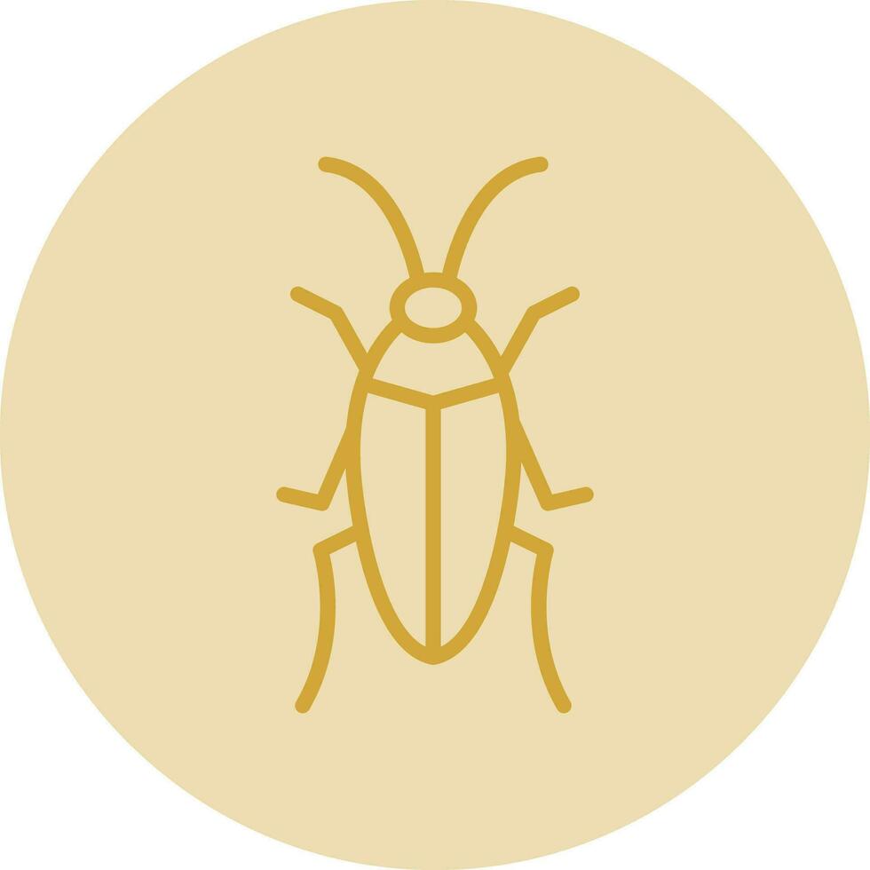 Cockroach Vector Icon Design