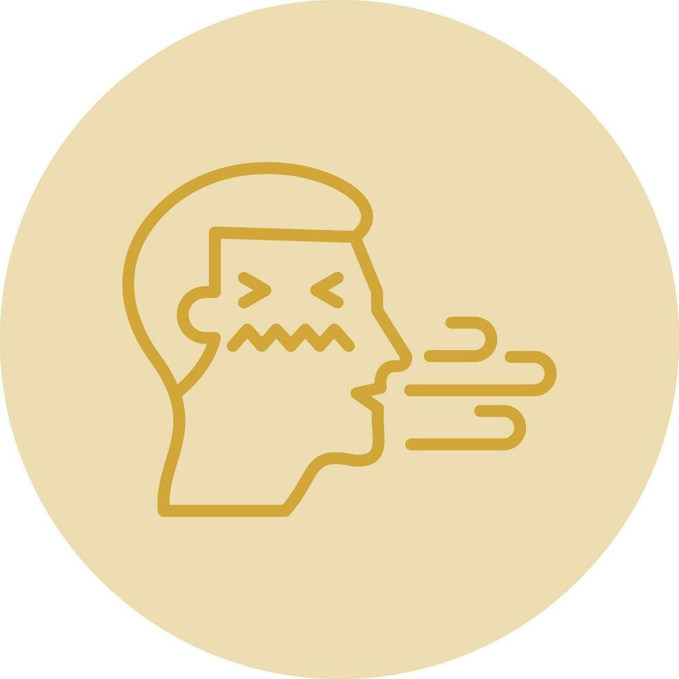 Bad breath Vector Icon Design