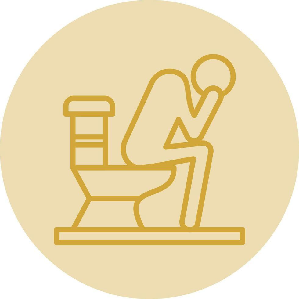 Diarrhea Vector Icon Design