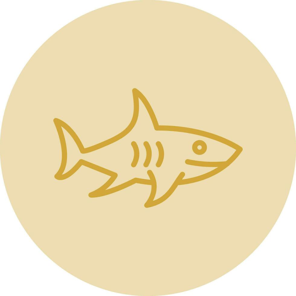 diseño de icono de vector de tiburón