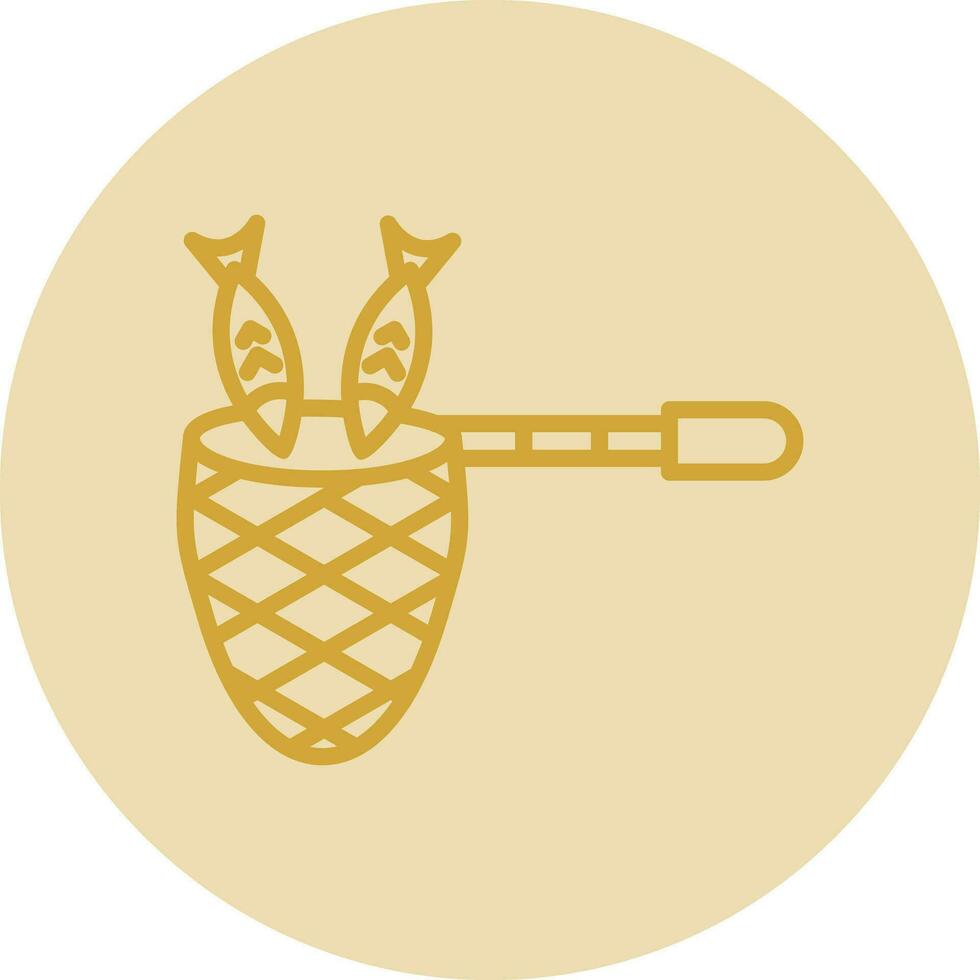 Fishing net Vector Icon Design