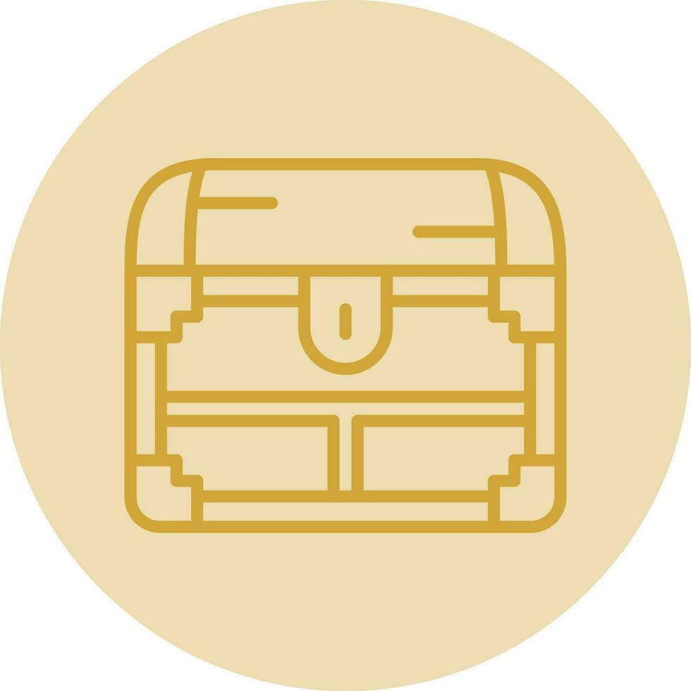 Treasure chest Vector Icon Design