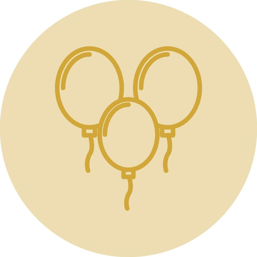 Balloons Vector Icon Design