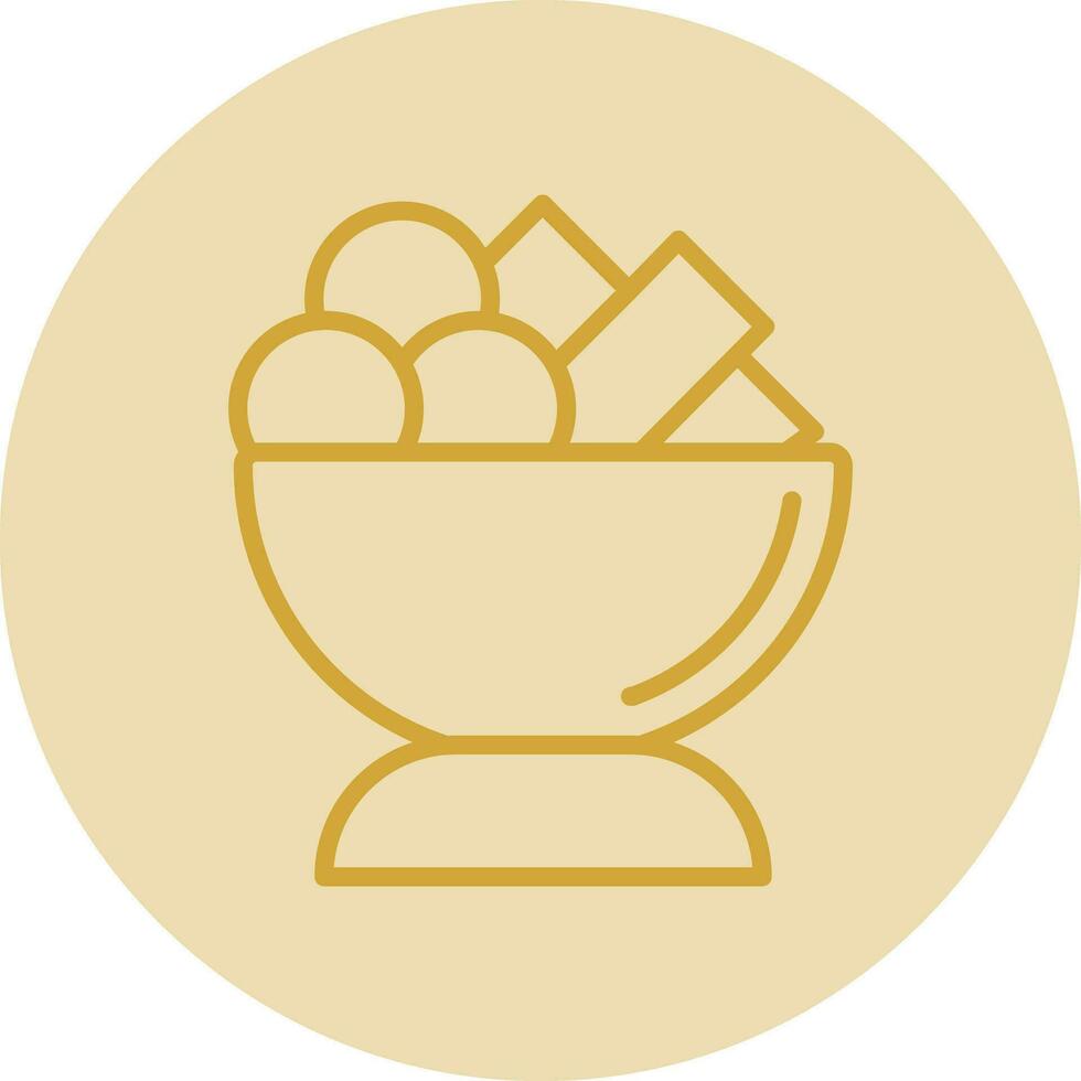 Moules frites Vector Icon Design