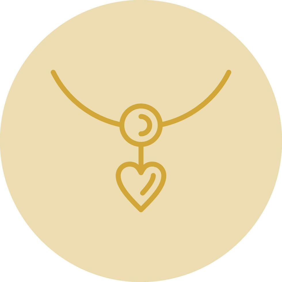 Necklace Vector Icon Design