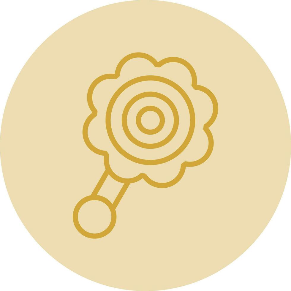 Brooch Vector Icon Design