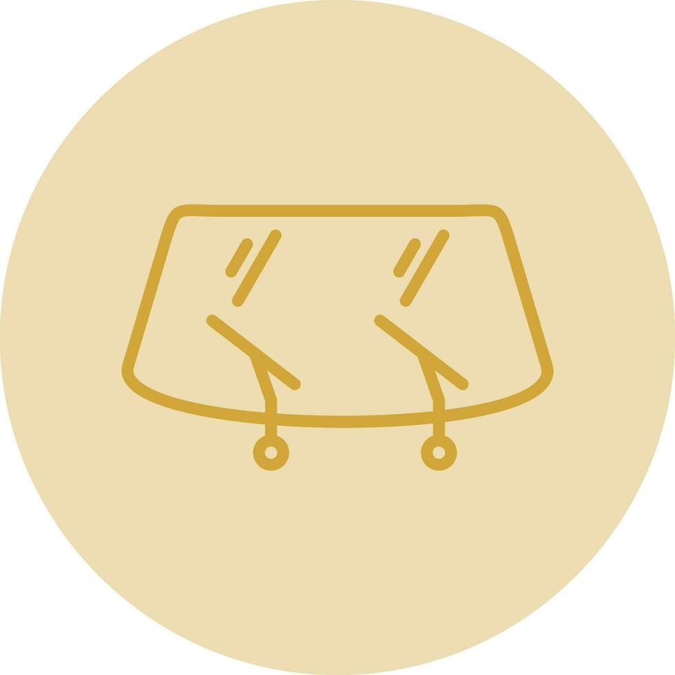 Windshield Vector Icon Design