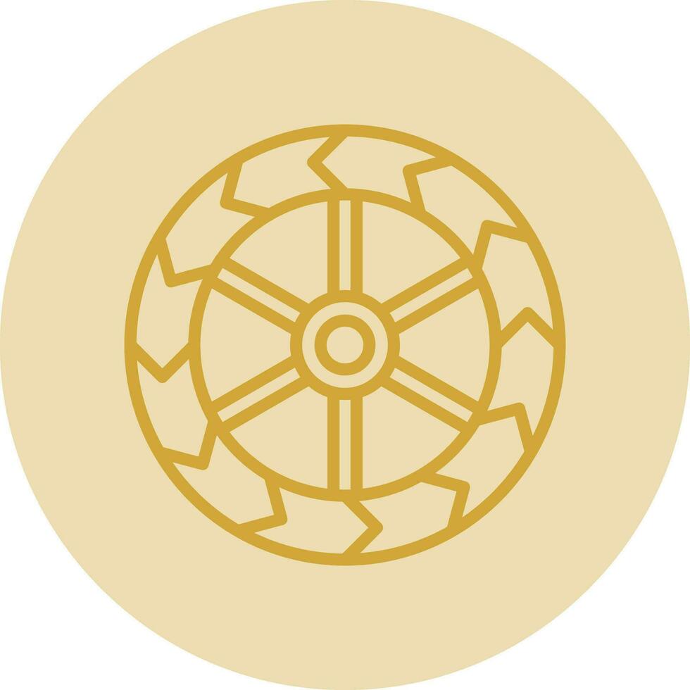 Wheels Vector Icon Design