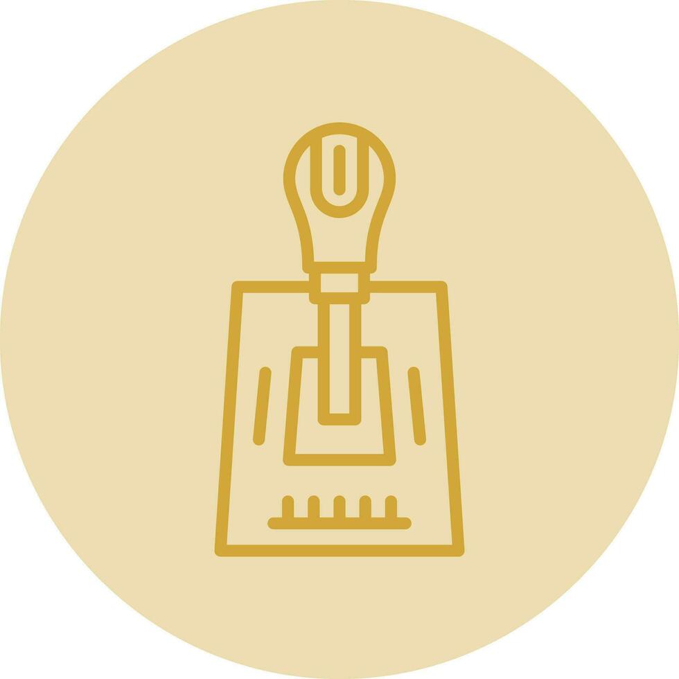 Gearshift Vector Icon Design