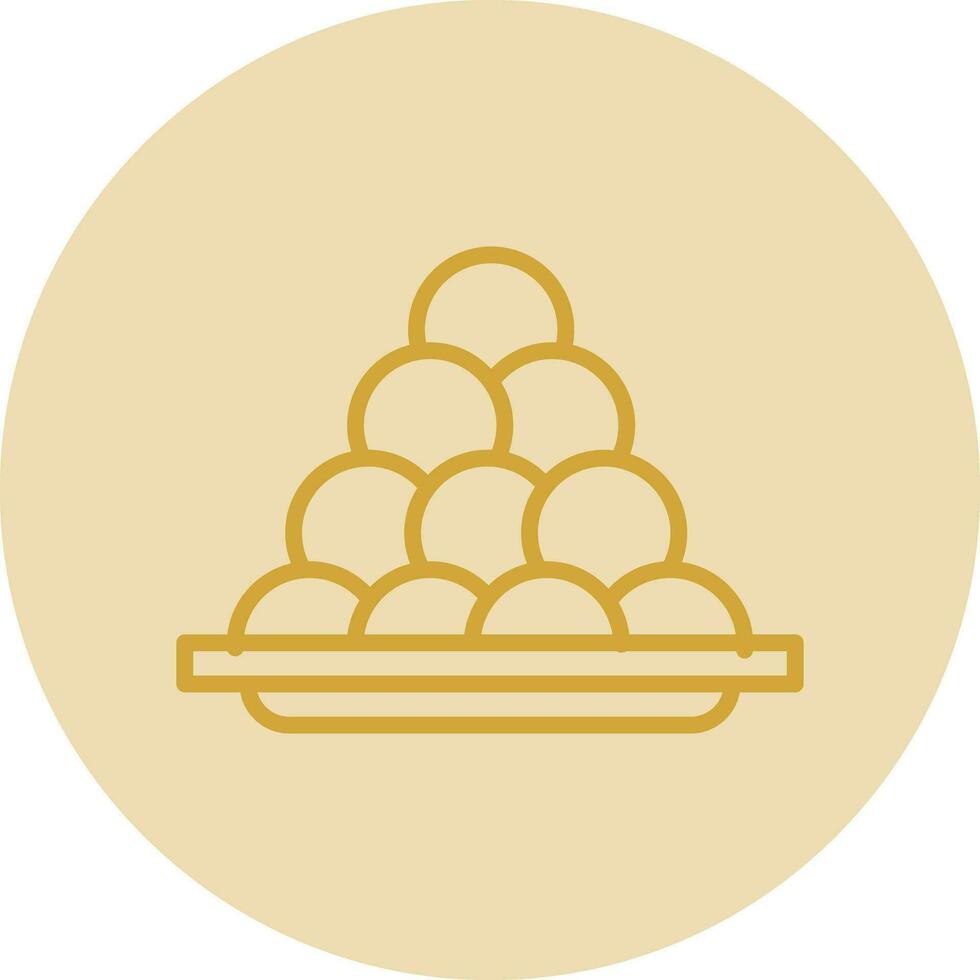 Oliebollen Vector Icon Design