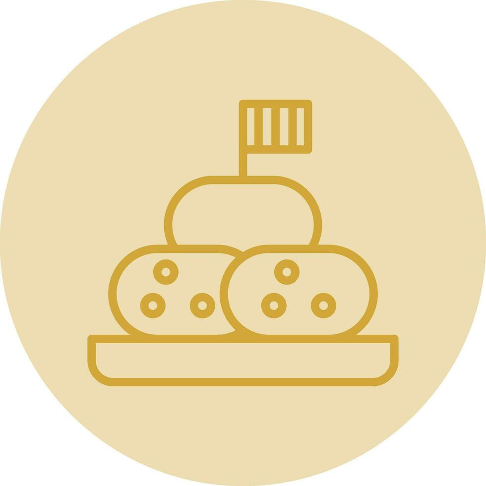 kroket vector icono diseño