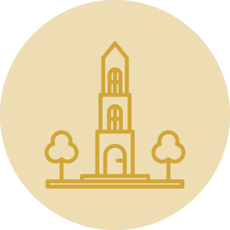 Dom tower Vector Icon Design