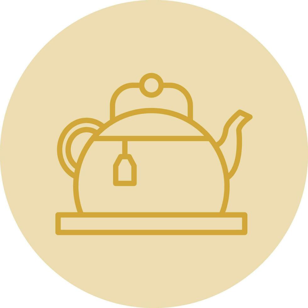 Teapot Vector Icon Design