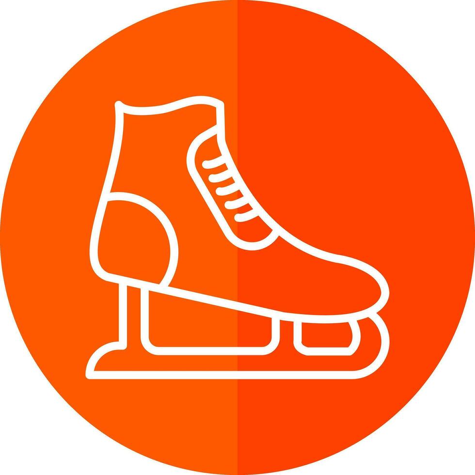 Ice skating Vector Icon Design