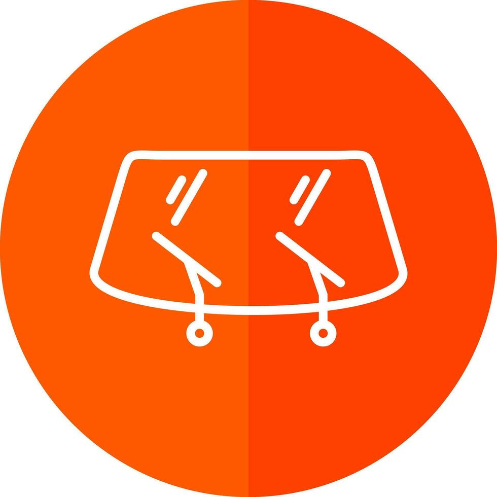 Windshield Vector Icon Design
