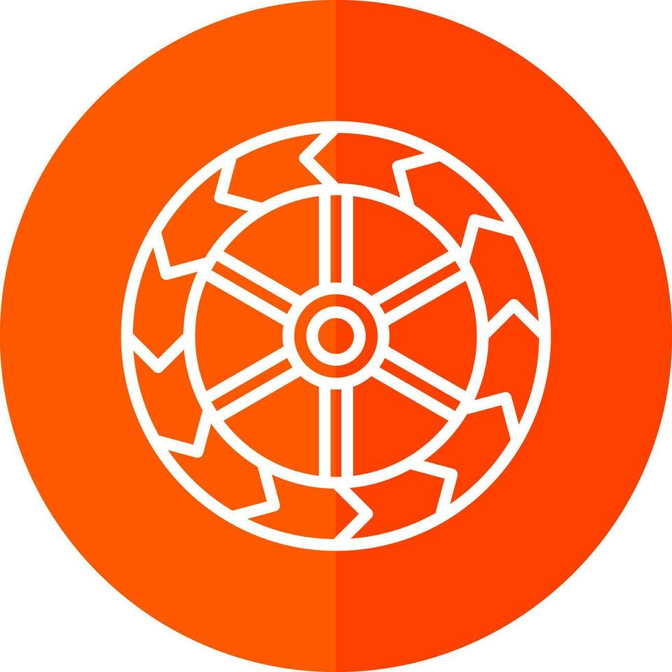 Wheels Vector Icon Design