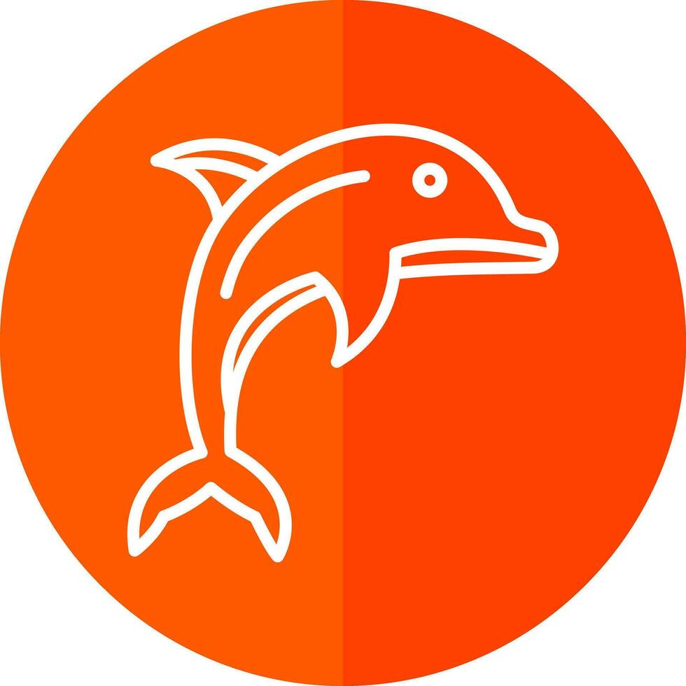 Dolphin Vector Icon Design