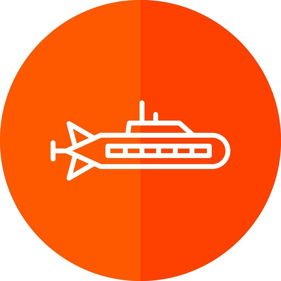 diseño de icono de vector submarino