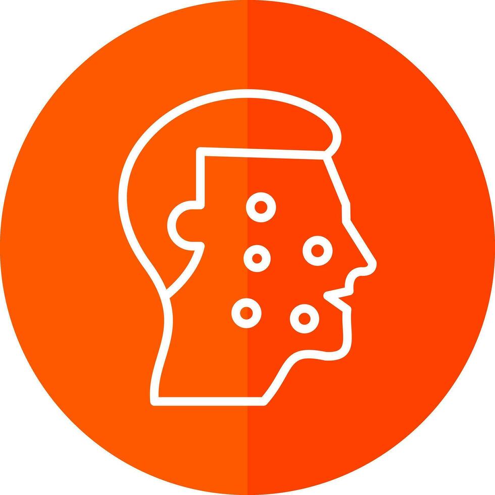 Redness Vector Icon Design