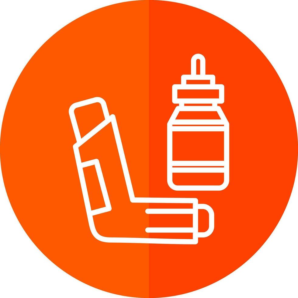 Bronchodilator Vector Icon Design