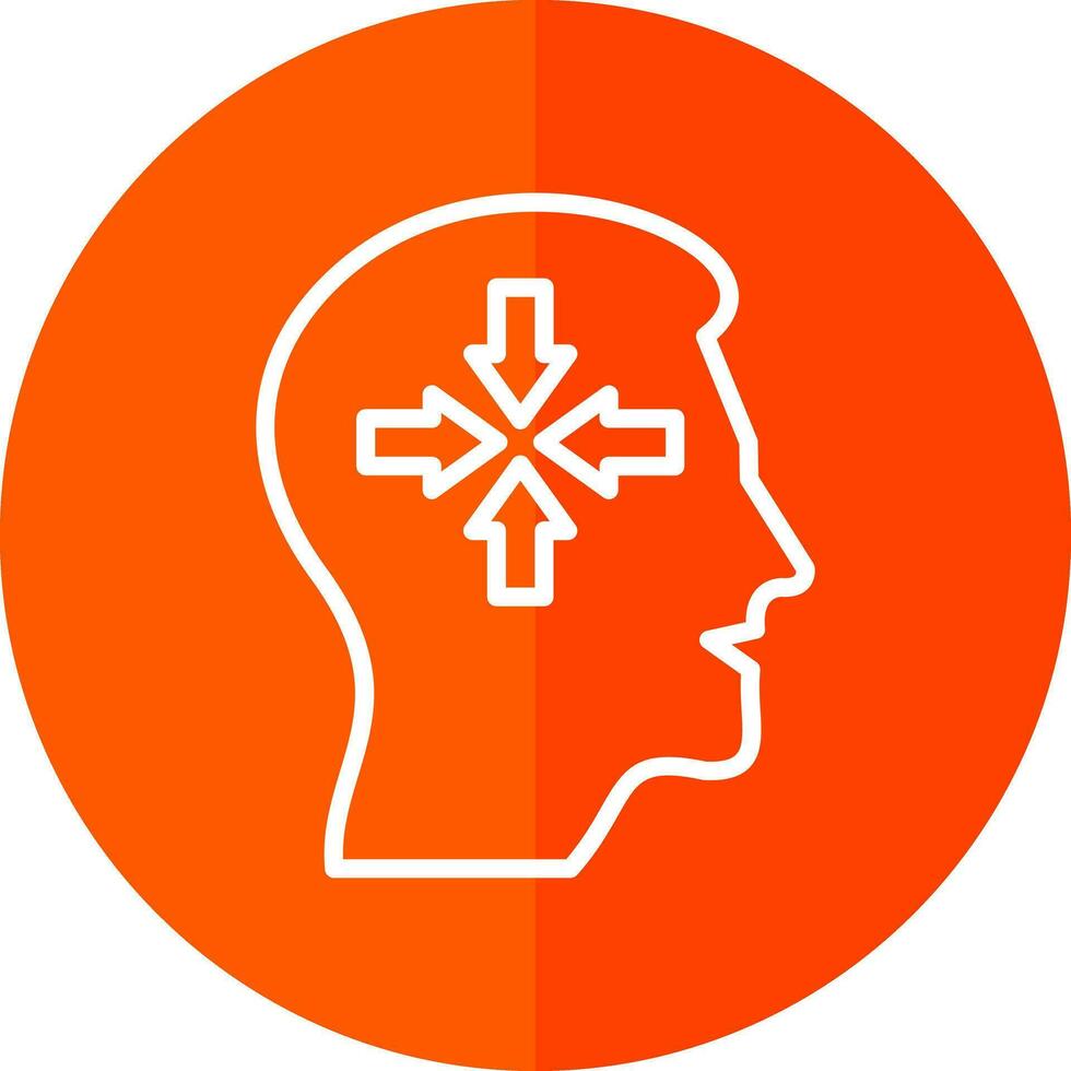 Decreased concentration Vector Icon Design