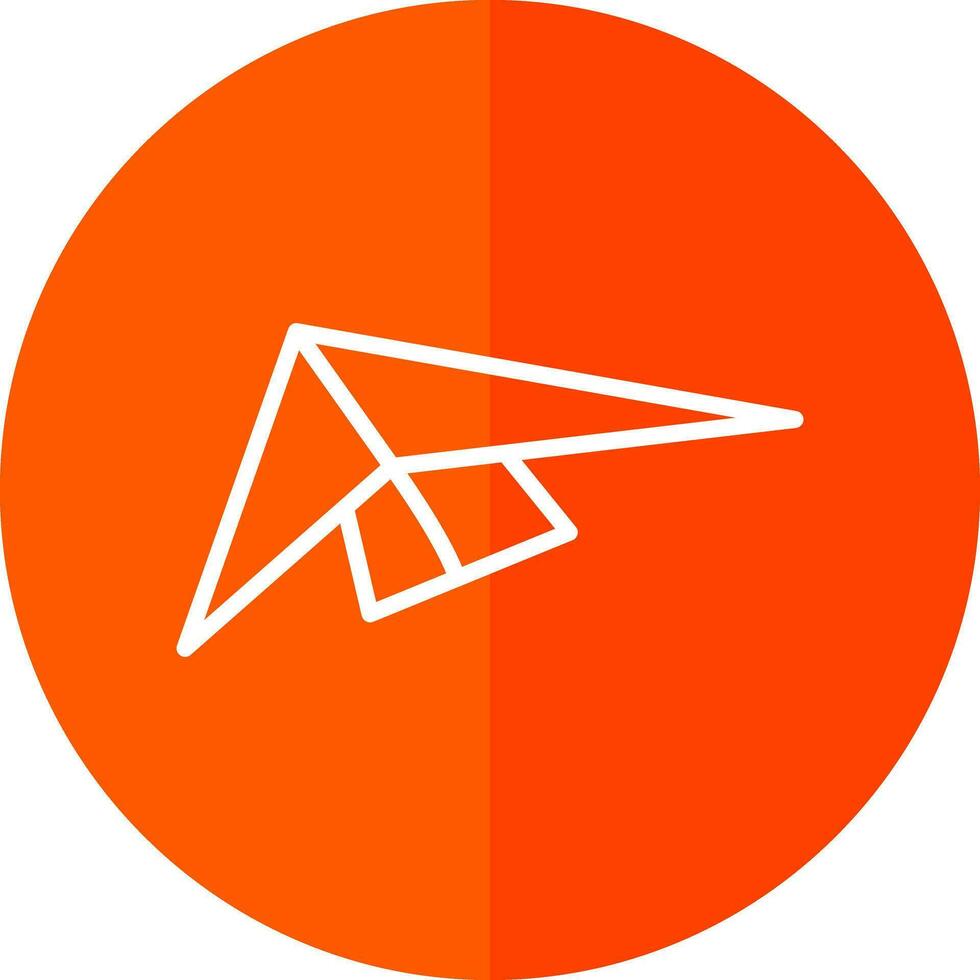 Hang gliding Vector Icon Design