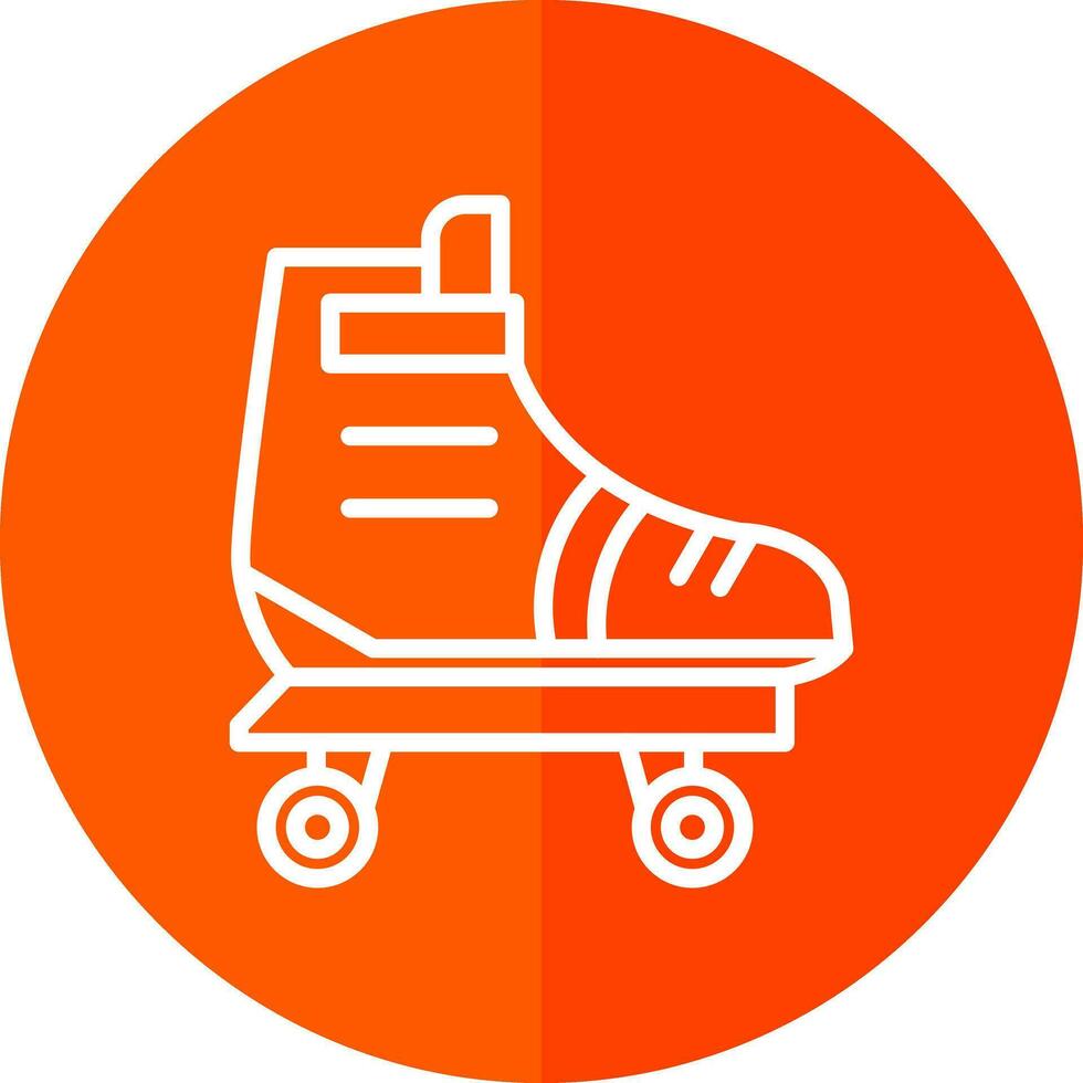 Roller skate Vector Icon Design