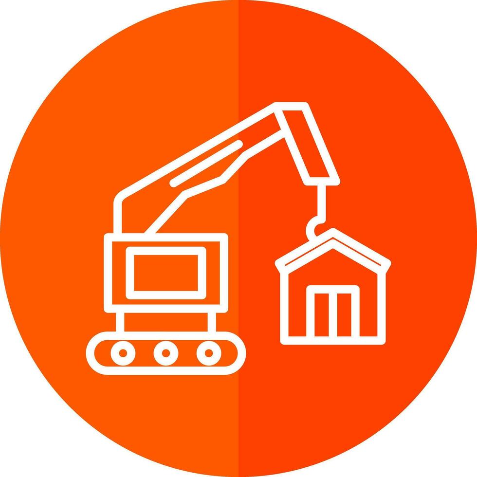 Construction site Vector Icon Design