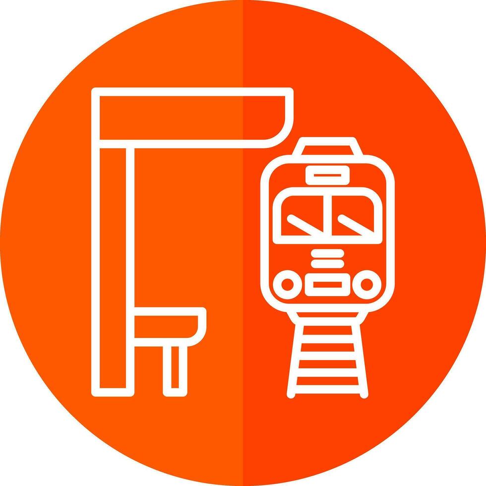 diseño de icono de vector de metro