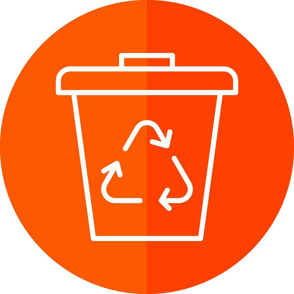 Waste bin Vector Icon Design