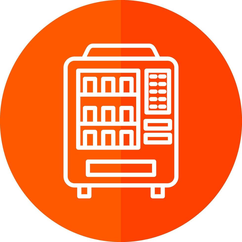 Vending machine Vector Icon Design