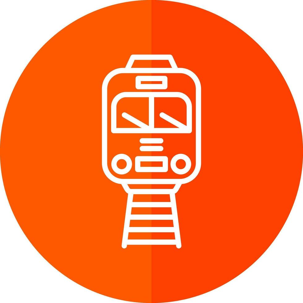 Tram Vector Icon Design