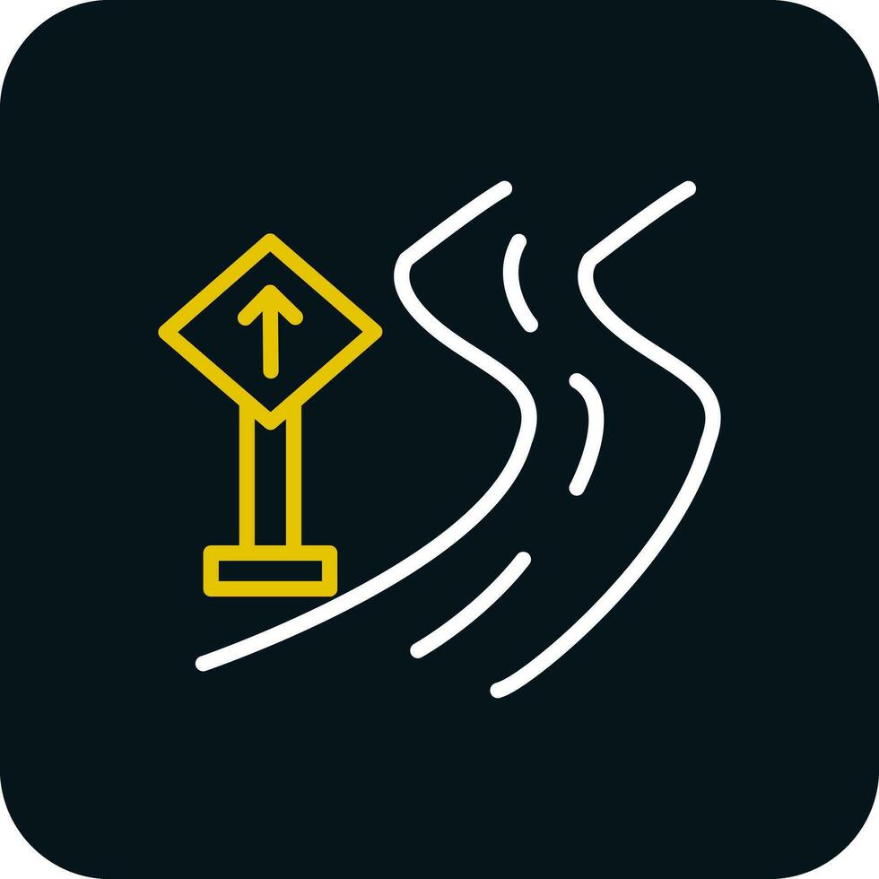 Road sign Vector Icon Design