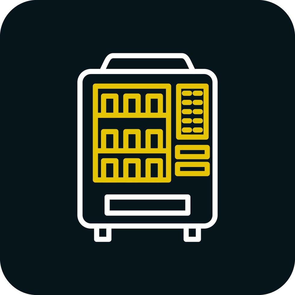 Vending machine Vector Icon Design