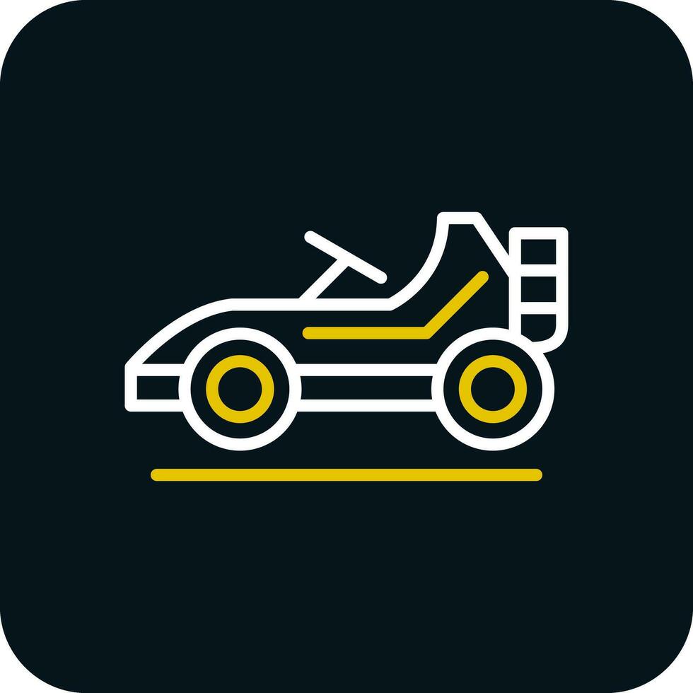 Go kart Vector Icon Design