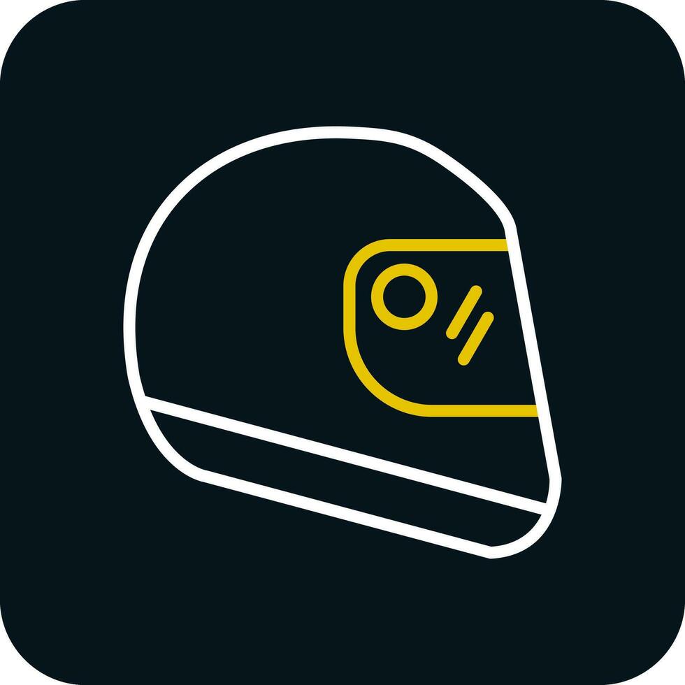 diseño de icono de vector de casco