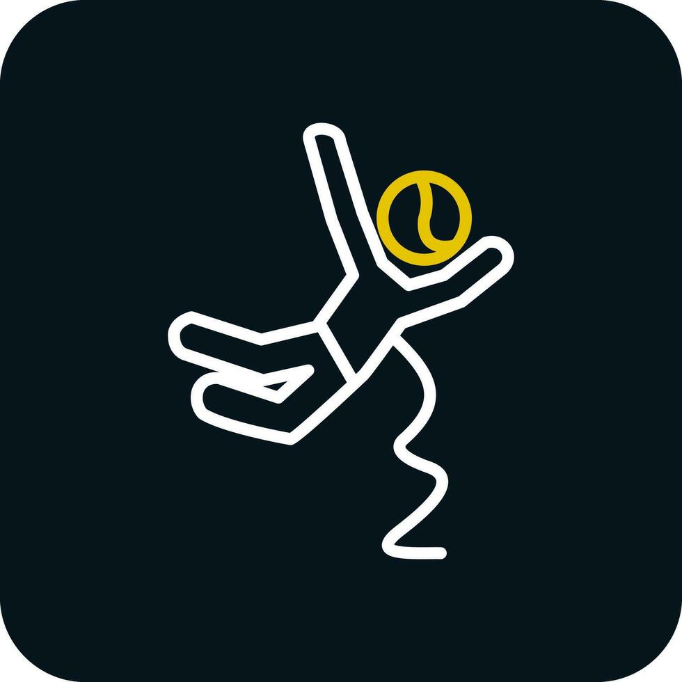 Base jumping Vector Icon Design